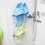 3Pcs Coffee Shoe Storage Rack Stylish Wall Mounted Slipper Shelf 11