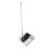 3Pcs Silver Metal Dustpans with Comfortable Handle for Household Use 3