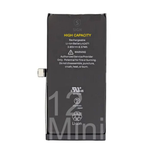 Batteria ad alta capacità per iPhone 12 Mini - 2460 mAh