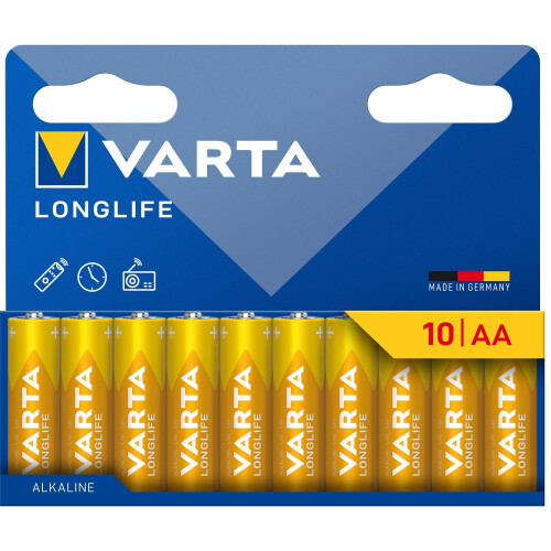 Varta Longlife AA / LR06 Batterie 10er-Pack
