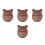 2Pièces Bâtonnet Nasal Bois Arôme Longue Durée Usage Marron 9