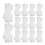 Spa Gezichtsholen Covers Microvezel Massage Wit Sterk 3