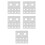 Spa Gezichtsholen Covers Microvezel Massage Wit Sterk 4