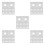 Spa Gezichtsholen Covers Microvezel Massage Wit Sterk 10