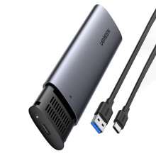 Tavă pentru hard disk Ugreen M.2 B-Key SATA 3.0 5Gbps + cablu USB-C