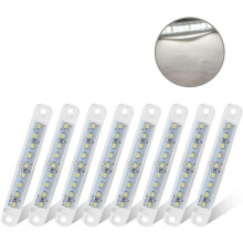 12-24V LED boční obrysová světla9LED směrová světla pro přívěs, nákladní automobil, karavan, přední a zadní boční obrysová světla,