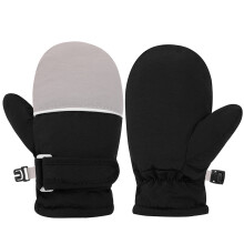 AWZXDE Toddler Gloves Mittens Skiing Gloves Winter Gloves Kids Baby Winter Mittens For Girls Boys Fashion Color Block Water-proof Black,4-10 Years