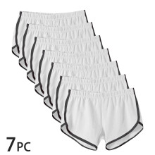 7er-Pack weiche, bequeme und atmungsaktive Lounge-Shorts mit Delfinmuster, ideal zum Radfahren und Wandern, für Damen