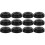 12Pcs Black Desk Flag Stands Plastic Mini Holders for Small Flags 4