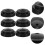12Pcs Black Desk Flag Stands Plastic Mini Holders for Small Flags 11