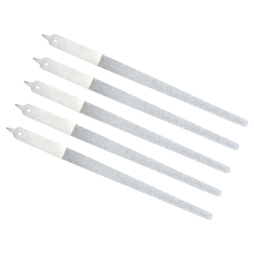15Pcs Silver Metal Nail Files Double Sided Buffer for Nail Art Use 2