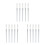 15Pcs Silver Metal Nail Files Double Sided Buffer for Nail Art Use 10