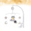 1Pièces Mobile Bébé Cloche Rotative Couleurs Vives Douce 8