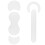 10Pcs Universal Acrylic Wallet Template Durable DIY Purse Mold 2