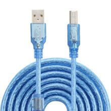 Cabo USB 2.0 de alta velocidade para impressora (A macho para B quadrado), cabo de transferência de dados para scanner/impressora/PC, várias
