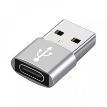 Adaptador Mini USB-C a USB-A 3.1, carga rápida y sincronización de datos, compatible con OTG, compatible con PC/cargador.