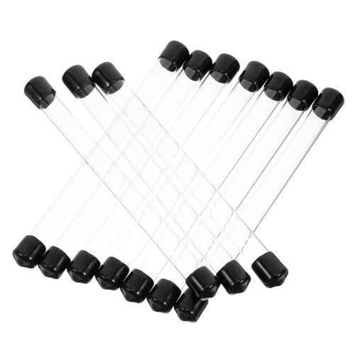 20Pièces Petits Tubes En Clair Pour Stockage Expériences 1
