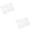 2Stk Acryl Namensschild Halter Transparent Moderner Büro-Kartenständer 8