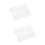 2Stk Acryl Namensschild Halter Transparent Moderner Büro-Kartenständer 9
