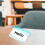 2Stk Acryl Namensschild Halter Transparent Moderner Büro-Kartenständer 10