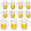 40Ud Mini Jarras De Cerveza Multicolor Para Accesorios De 1