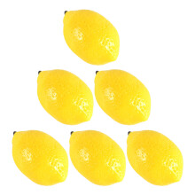 12Ud Limones Decorativos Artificiales Para Hogar Y Eventos