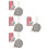 4Pièces Étui Portable Cuir Zippé Usage Polyvalent 2