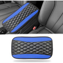 Husă universală din piele impermeabilă pentru consolă centrală auto – albastră, compatibilă cu majoritatea mașinilor, SUV-urilor și