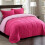 Pink Comforter Set Full Size 3-Piece Reversible Box Stitched 1
