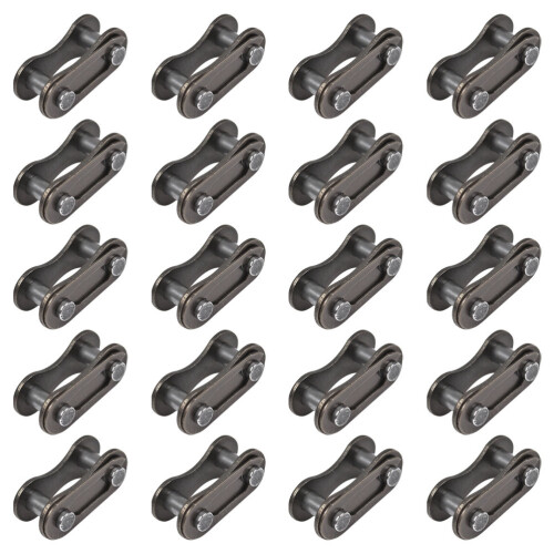 40Pièces Connecteurs De Vélos Noir Zinc Pour Unique