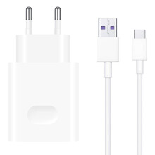 Caricabatterie da muro Huawei CP404 SuperCharge + cavo USB-C 22,5W - Bianco