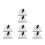 8Pcs White Felt Sauna Hats Soft Comfortable Caps for Spa 4