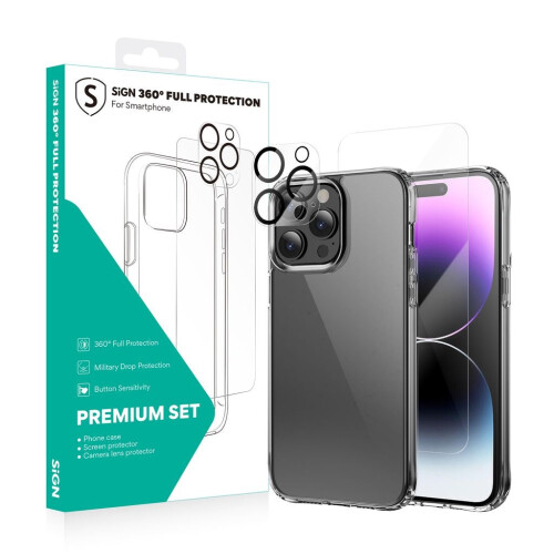 Ensemble de protection complet 360 pour iPhone 14 Pro Max