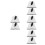 8Pcs White Felt Sauna Hats Soft Comfortable Caps for Spa 7