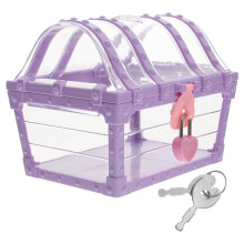 3Pièces Petits Coffres Au Violet Cadenas Pour Pirate