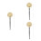 3Sets Multi Color Copper Muyu Instrument Temple Ritual Percussion Set 6