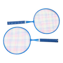 Kinder Badminton-Schläger-Set aus Eisenguss, für Outdoor-Tennis-Training, Spielzeug, Blau