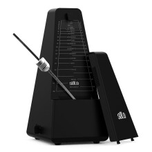 Metrônomo mecânico RUNZETA para piano, guitarra, violino e bateria.