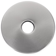 2 Pcs Stainless Steel Escutcheons Plates Shower Trim Silver