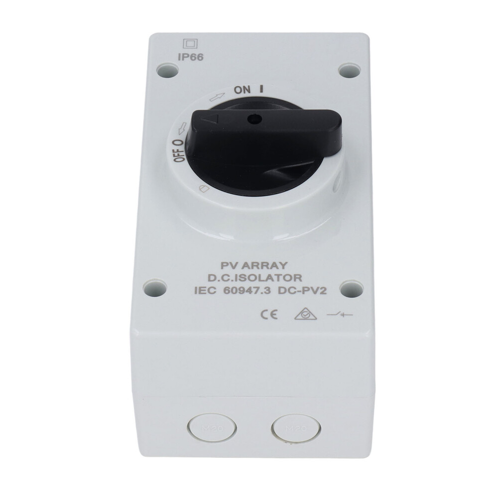 1000V 32A Pv Dc Disconnect Switch Ip66 For Solar & Rv Systems 8111384639686