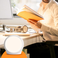 Sad Phototherapy Lamp Bionicology Sunlight Timing Smart Touching Mood Phototherapy Lamp LED Reading Light white Durable 6.4x2.8 Inch