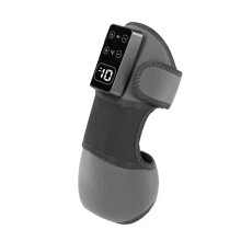 Cordless Knee Massager with Heat Vibration for Pain Relief, Electric Heated Knee Brace,Heated Massager for Knee/Joint