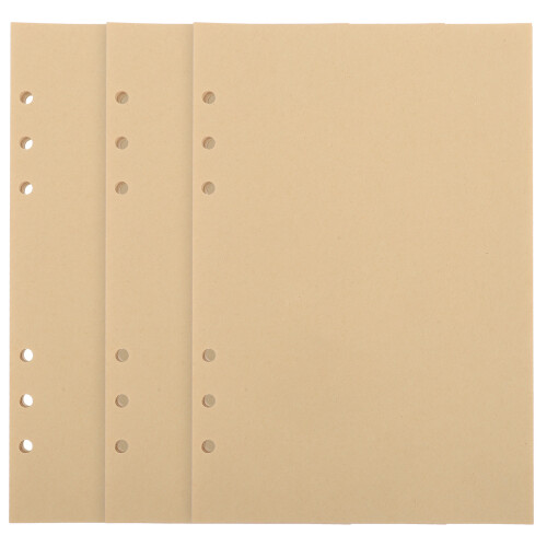 A5 Kraft Blanches Recharge Pour Planner