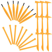 150Pcs Plastic Dinosaur Digging Kit Yellow Home Science Tool Set