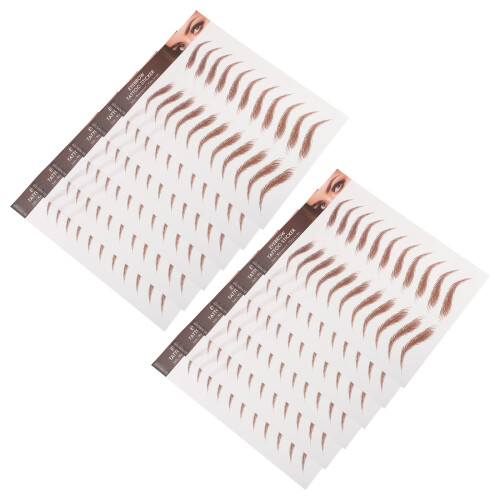 Pochoirs Sourcils Marron Papier Imperméables Pour