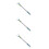3Pièces Tringles Suspendues Acier Ajustables Pour Placard 4