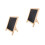 Vertical Wood Chalkboard Sign for Tables Black Message Board 4