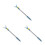 3Pièces Tringles Suspendues Acier Ajustables Pour Placard 6