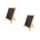 Vertical Wood Chalkboard Sign for Tables Black Message Board 7
