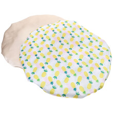 10Pcs Breathable Satin Eva Shower Caps for Women Reusable Hair Covers